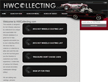 Tablet Screenshot of hwcollecting.com